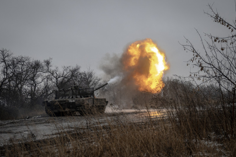 Ukrainian tank units in eastern city of Avdiivka