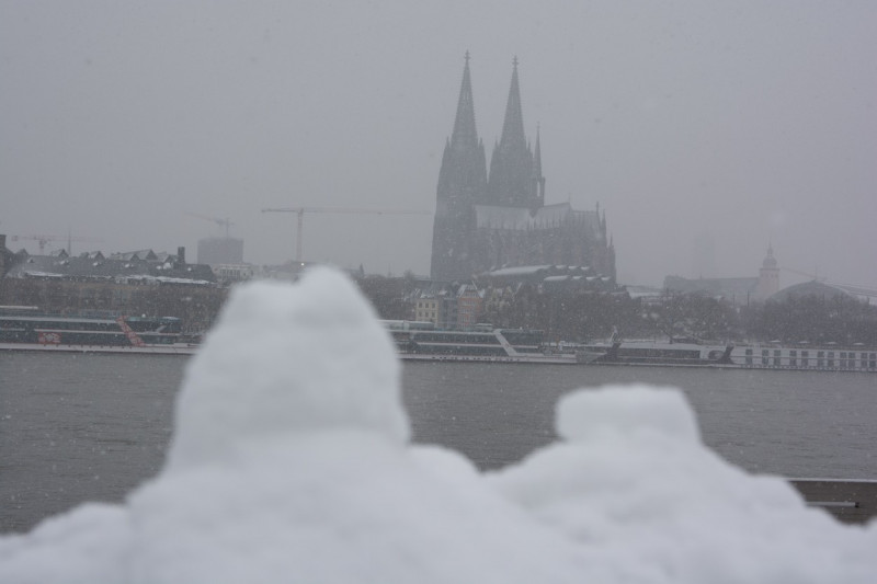 Snow In Cologne, Germany - 04 Dec 2023