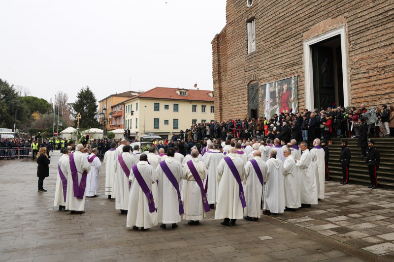 Padua, Funeral of Giulia Cecchettin in the basilica of Santa Giustina