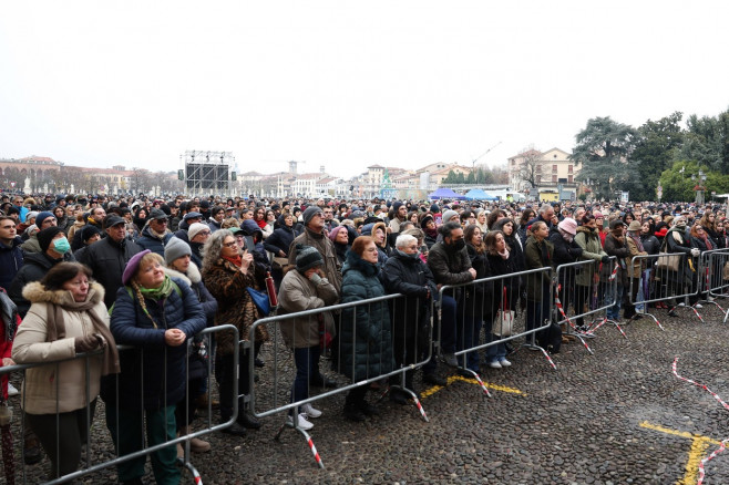 Padua, Funeral of Giulia Cecchettin in the basilica of Santa Giustina