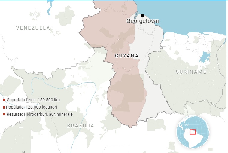 Consiliul de Securitate al ONU se reuneşte pentru a discuta despre criza dintre Venezuela şi Guyana