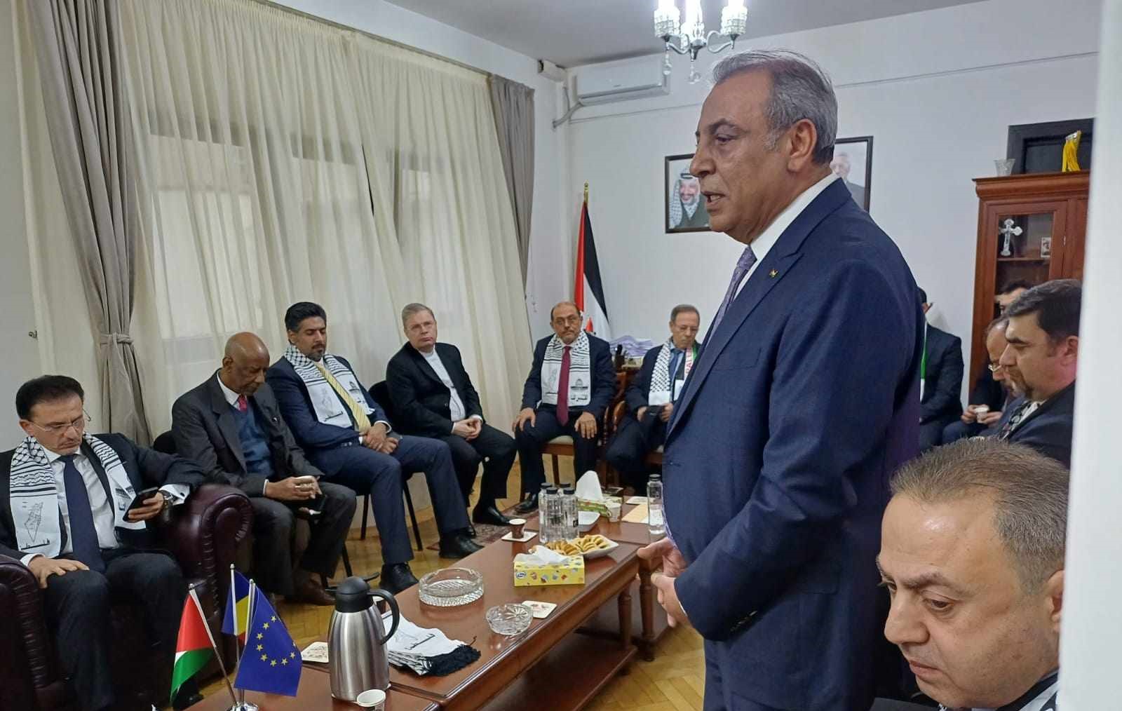 Ambasadorii din țările arabe, islamice și cele aliate au discutat la București despre „situația umanitară disperată” din Fâșia Gaza