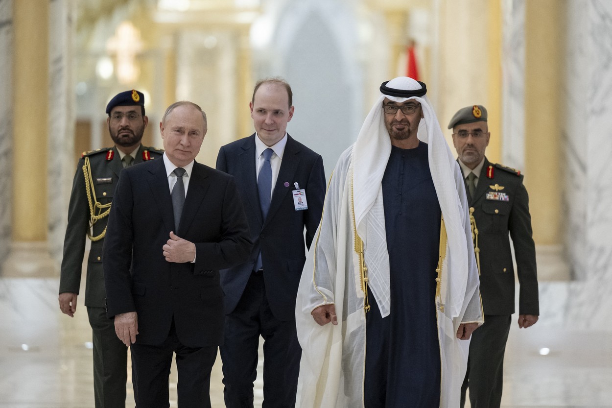 Preşedintele Emiratelor Arabe Unite i-a spus lui Putin că țara sa susține rezolvarea conflictelor „prin dialog și diplomație”