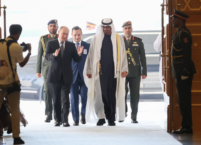 Russia's President Putin on working visit to United Arab Emirates