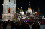 Christmas Tree on Sofiivska Square, Kyiv, Ukraine - 6 Dec 2023