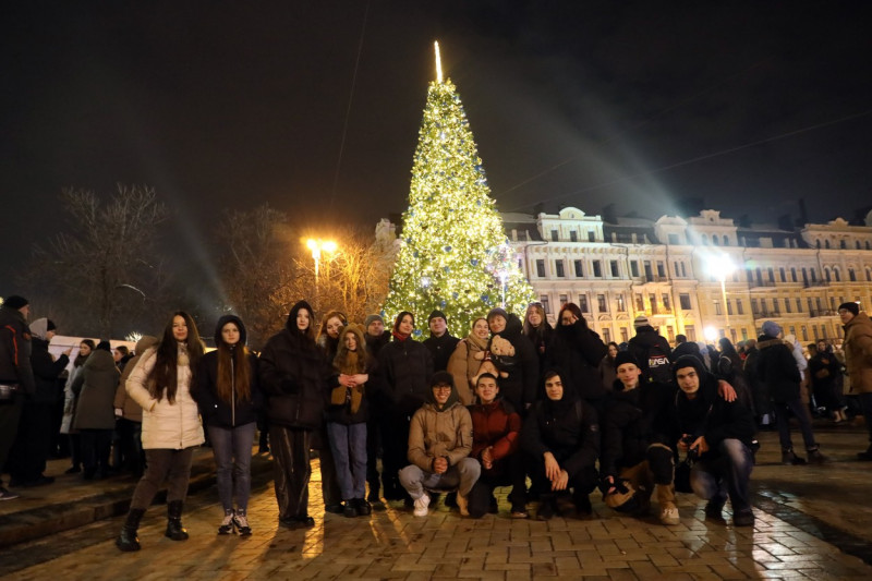 Lighting of main Christmas tree of Ukraine in Kyiv