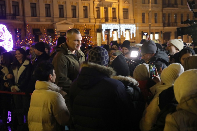 Lighting of main Christmas tree of Ukraine in Kyiv