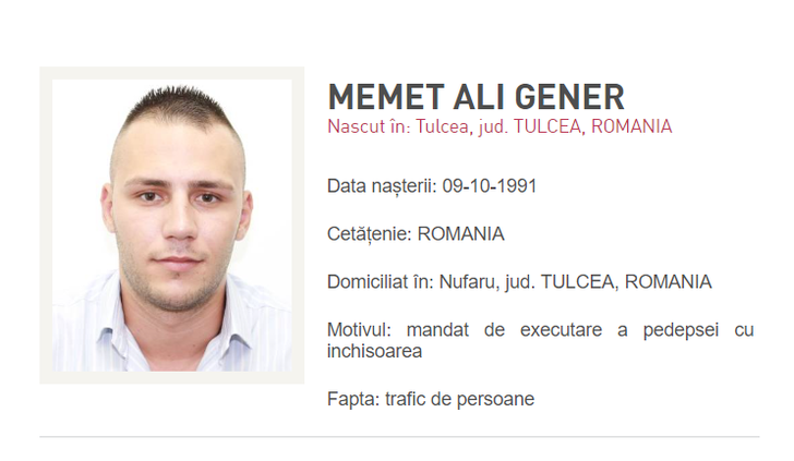 Urmărit internaţional pentru trafic de persoane, proxenetism, trafic de droguri şi infracţiuni la regimul armelor, adus din UK