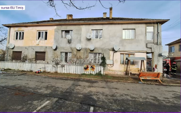 Explozie într-un bloc din Timiș. Patru persoane, printre care doi copii, au fost rănite; alte zeci s-au autoevacuat