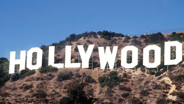 HOLLYWOOD SIGN OVER LOS ANGELES , CALIFORNIA , AMERICA - 1993