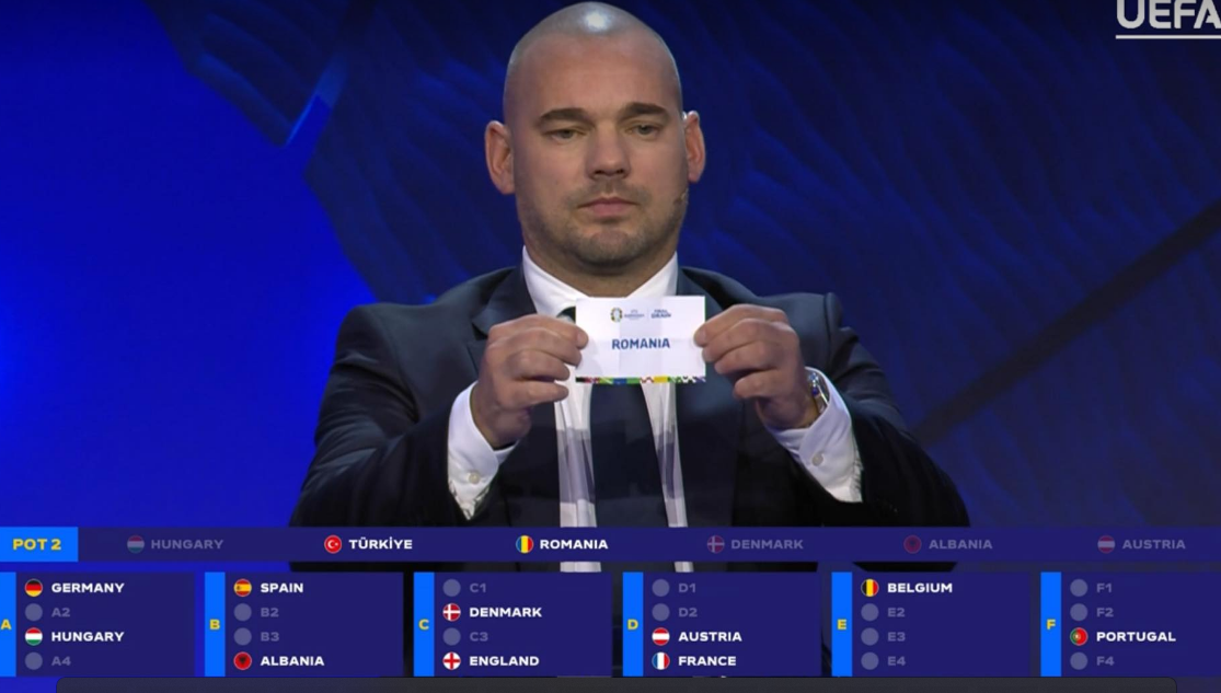 România joacă în grupa E la Euro 2024. Care sunt adversarele naționalei și cum arată grupele la europeanul din Germania