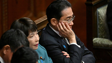 Premierul Japoniei, Fumio Kishida, in parlament