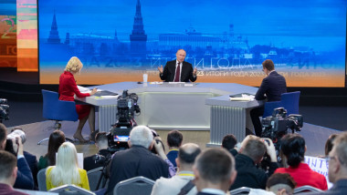 RUSSIA MOSCOW PUTIN ANNUAL PRESS CONFERENCE Q&amp;A SESSION