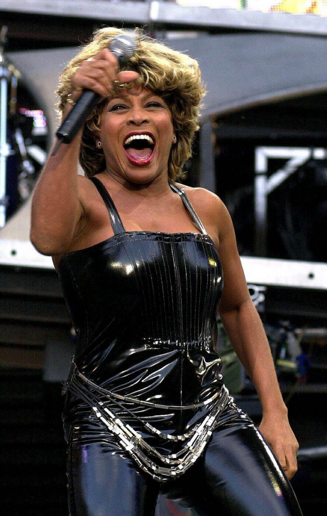 File photo dated 16/07/2000 of American singer Tina Turner on stage at London's Wembley Stadium in her last ever live performance in the UK. Ms Turner, one of rock's most famous voices who had hits including Proud Mary and The Best, has died at the age of