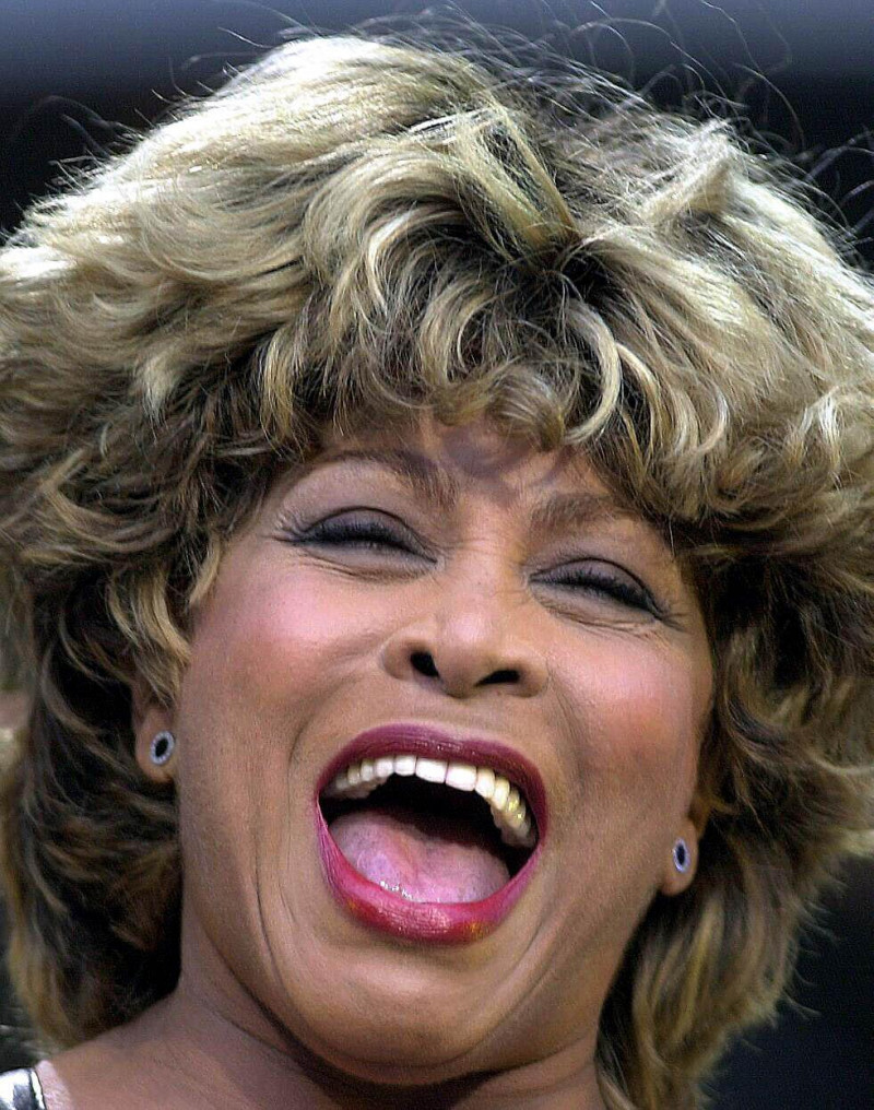 File photo dated 16/07/2000 of American singer Tina Turner on stage at London's Wembley Stadium in her last ever live performance in the UK. Ms Turner, one of rock's most famous voices who had hits including Proud Mary and The Best, has died at the age of