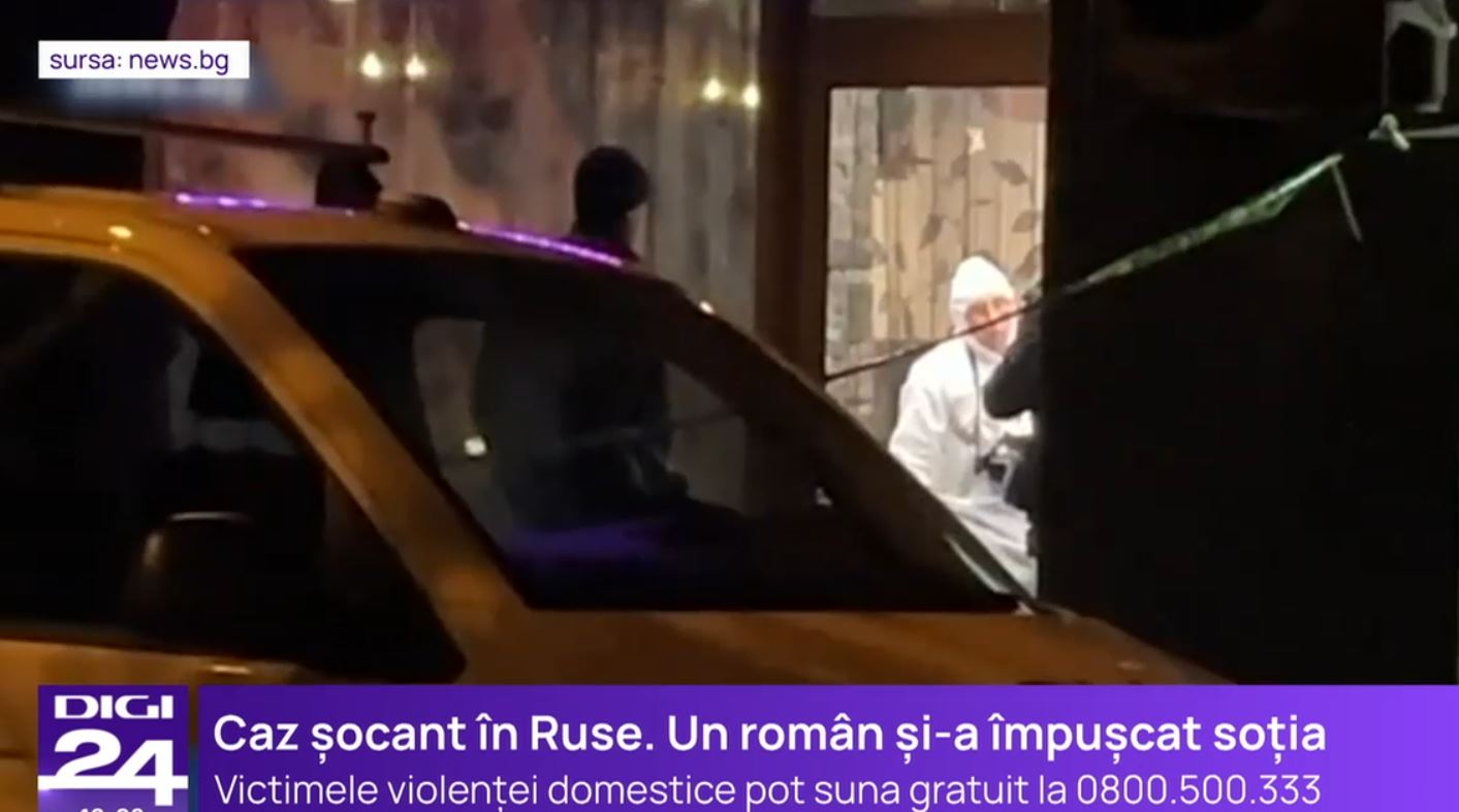 Un român s-a sinucis după ce și-a împușcat fosta soție într-un salon de cosmetică din Ruse