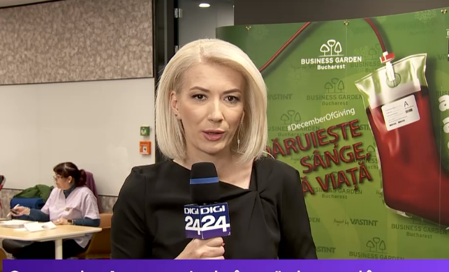 Angajați din companiile private s-au alăturat campaniei Digi24 „Avem același sânge”