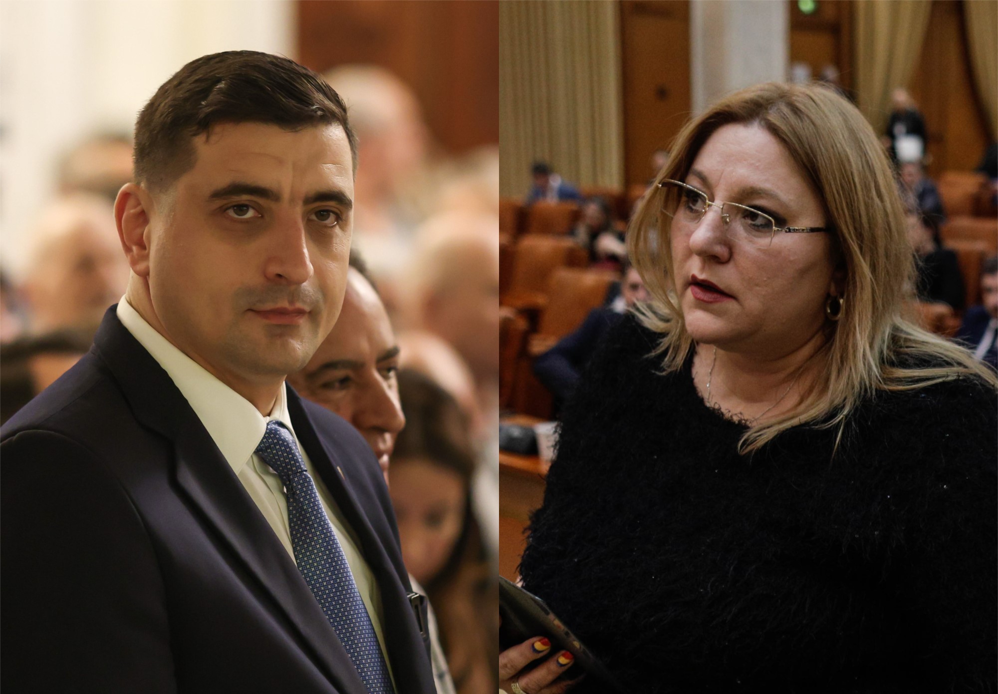 Șoșoacă îl atacă pe Simion după tortul „Groenlanda”. „România nu e reprezentată de cei care confundă politica externă cu circul”