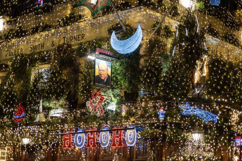 Christmas Lights in London, UK - 13 Dec 2023