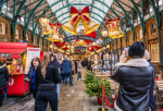 Christmas shoppers London’s West End.