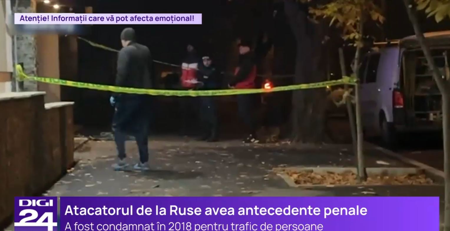 Românul care și-a împușcat fosta soție în Ruse și apoi s-a sinucis avea antecedente penale: Fusese eliberat pentru bună purtare