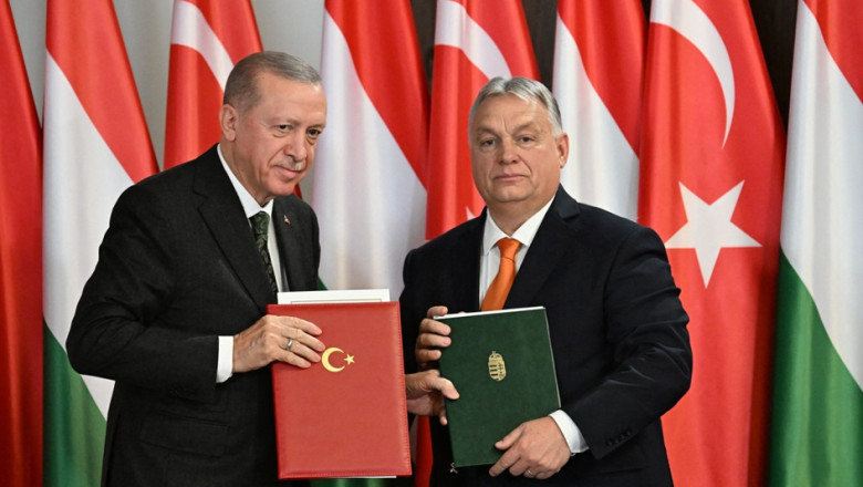 erdogan si orban la o intalnire oficiala