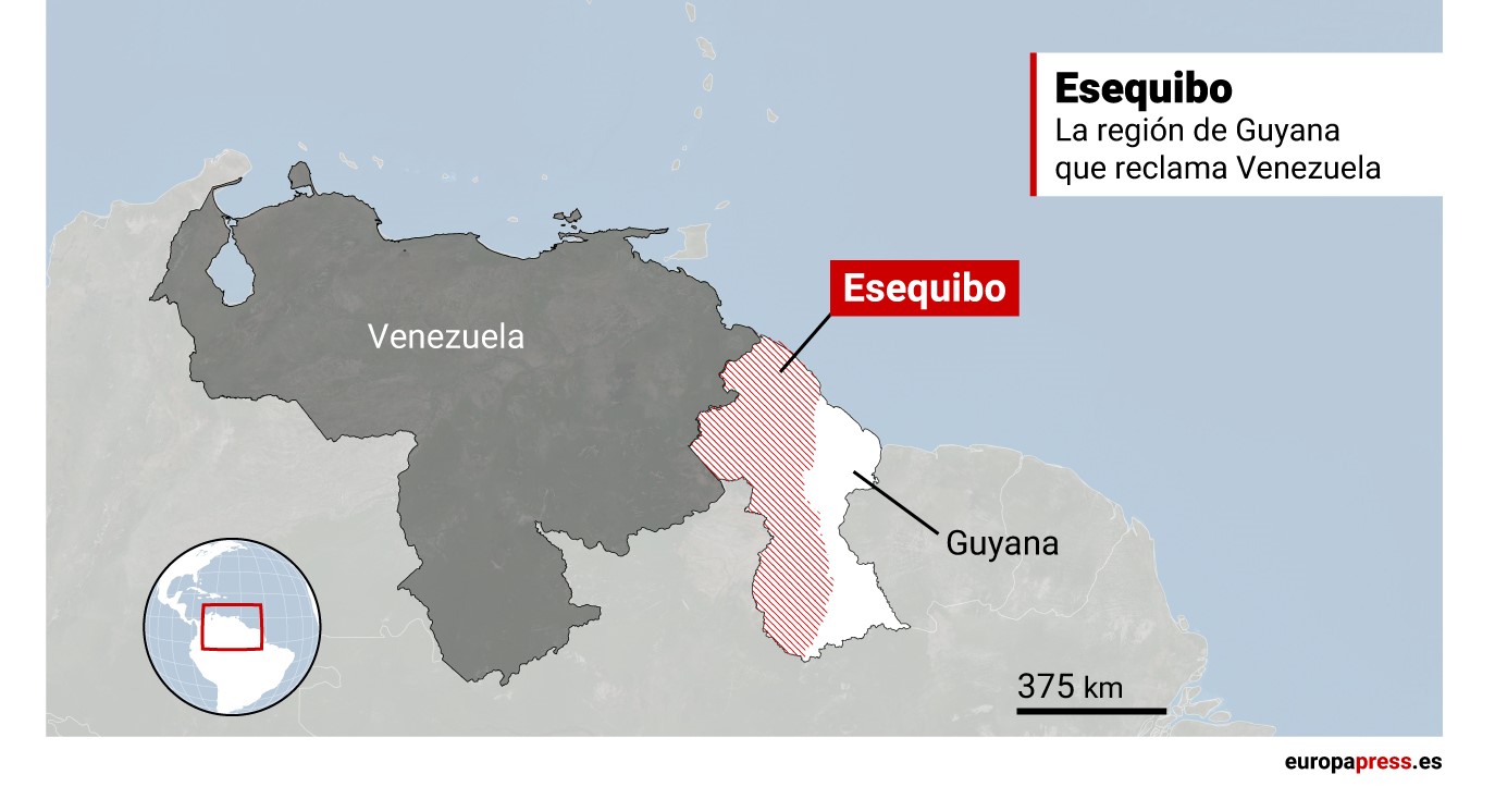 Președinții Venezuelei și Guyanei vor discuta despre anexarea teritoriului Esequibo. Cei doi se întâlnesc pe 14 decembrie