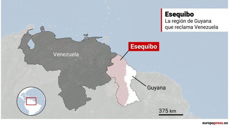 Essequibo, the region of Guyana claimed by Venezuela