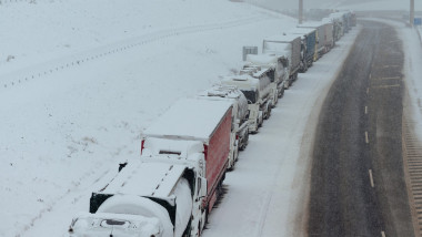 camioane blocate la frintiera ucrainei cu slovacia