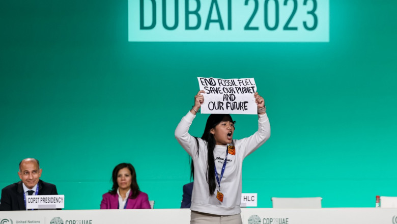 COP28 In Dubai - UN Climate Conference - Day Eleven, United Arab Emirates - 11 Dec 2023