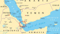 Gulf of Aden area, political map. Deepwater gulf between Yemen, Djibouti, the Guardafui Channel, Socotra and Somalia, connecting the Arabian Sea through the Bab-el-Mandeb strait with the Red Sea