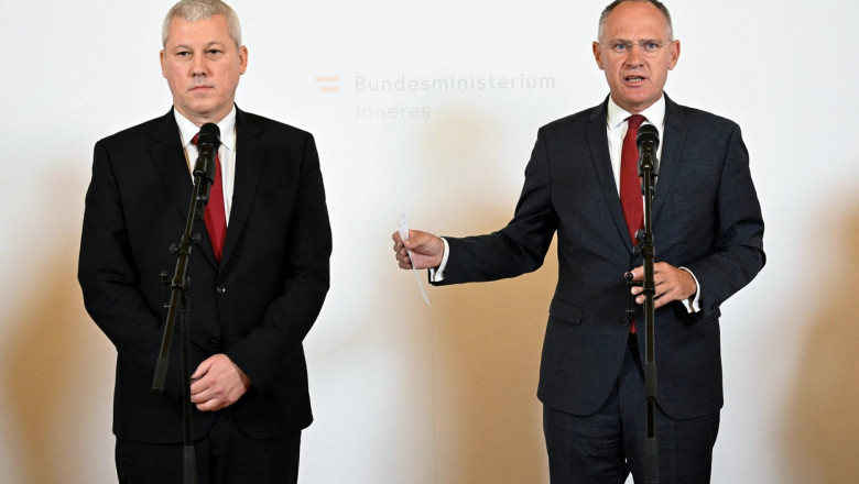 Ministrul de Interne, Cătălin Predoiu, s-a întâlnit cu omologul său austriac, Gerhard Karner