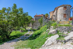 Street,Scene,Of,The,Historic,Town,Hum,In,Croatia,During