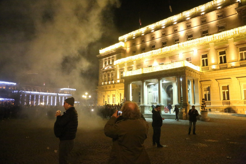 Protesters intervened trying to enter Belgrade City Council building