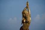 Giant Shakira sculpture unveiled