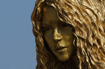 Giant Shakira sculpture unveiled