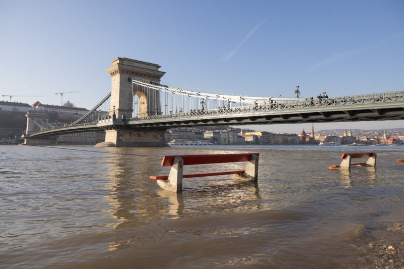 HUNGARY BUDAPEST DANUBE FLOODING