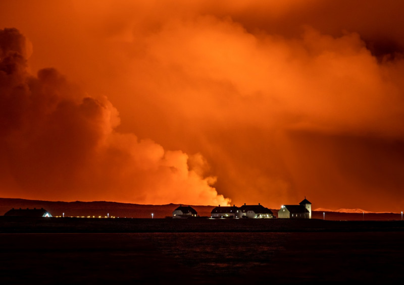 Volcano Erupts In Iceland