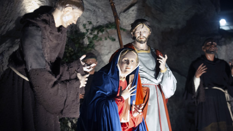 scena Nașterii Domnului expusă la Vatican