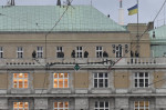 Filozofická fakulta Univerzity Karlovy, střelba, policie, policisté, střecha