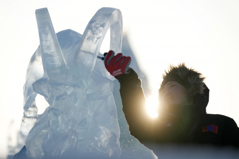 CHINA HEILONGJIANG HARBIN ICE SCULPTURE COMPETITION (CN)