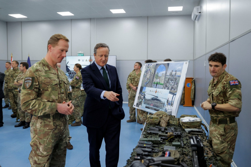 David Cameron visit to Kosovo