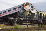 Train accident in Indonesia's Bandung