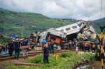 INDONESIA WEST JAVA TRAIN ACCIDENT