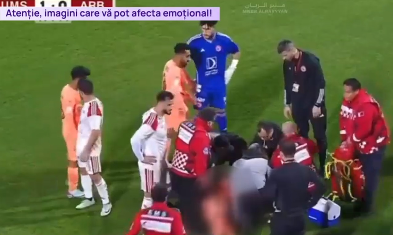 VIDEO. Un fotbalist s-a prăbușit pe teren imediat după ce a dat un gol