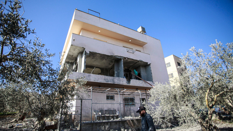 Bombardament israelian în Cisiordania