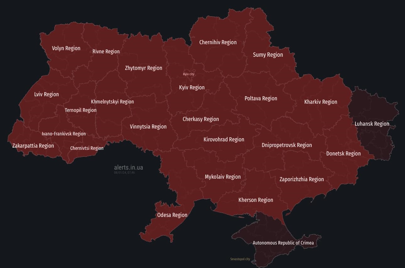 Alertă de raid aerian în toată Ucraina. Rușii atacă cu rachete balistice și de croazieră. Patru morți și 33 de răniți