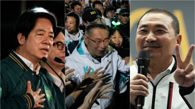 principalii candidați în alegerile prezidențiale din Taiwan