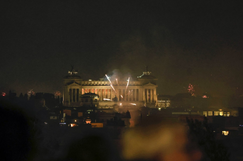 New year celebrations in Rome