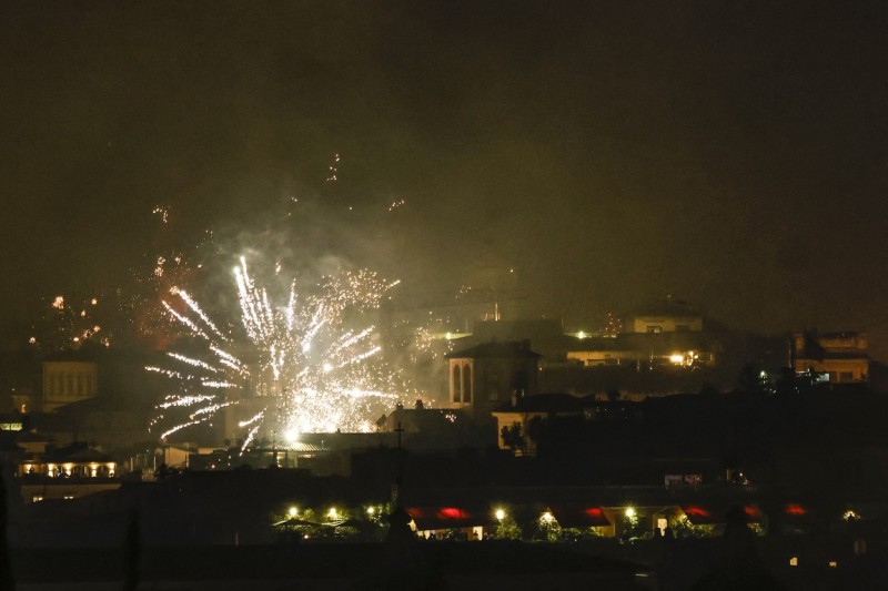 New year celebrations in Rome